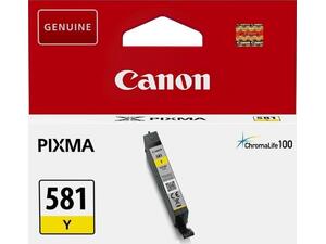 Μελάνι εκτυπωτή Canon CLI-581Y yellow 5.6ml 2105C001